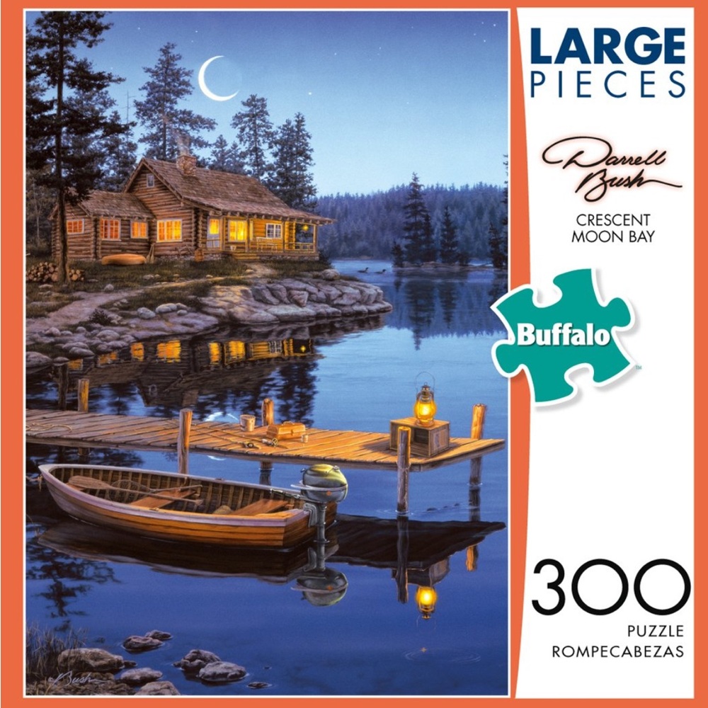 Buffalo Games - Darrell Bush Crescent Moon Bay 300 Piece Jigsaw Puzzle